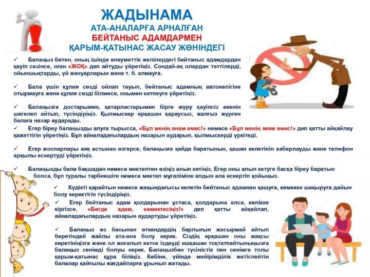 Памятка для родителей